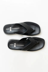 Lola Platform Sandal in Black