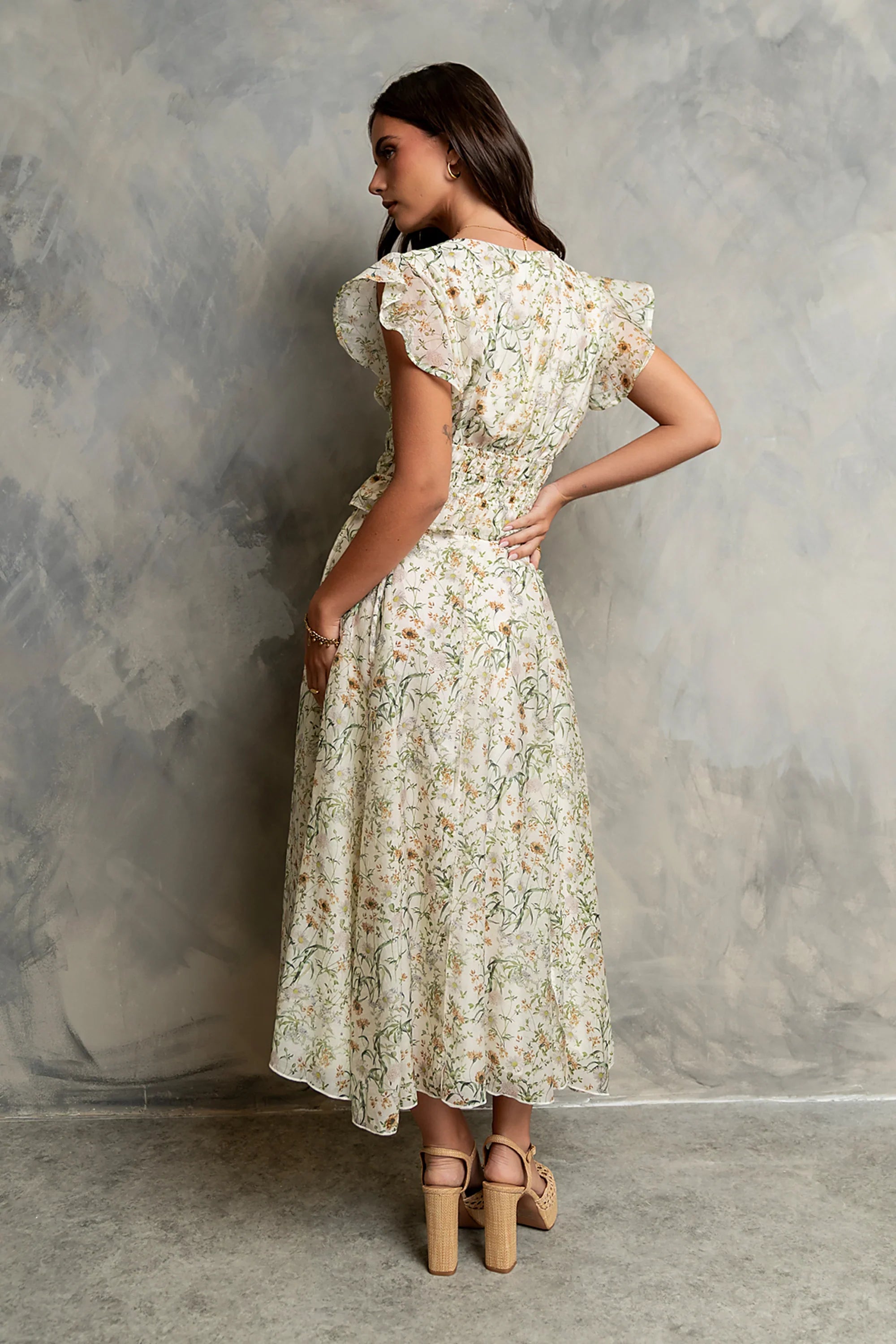 Carlie Floral Midi Skirt