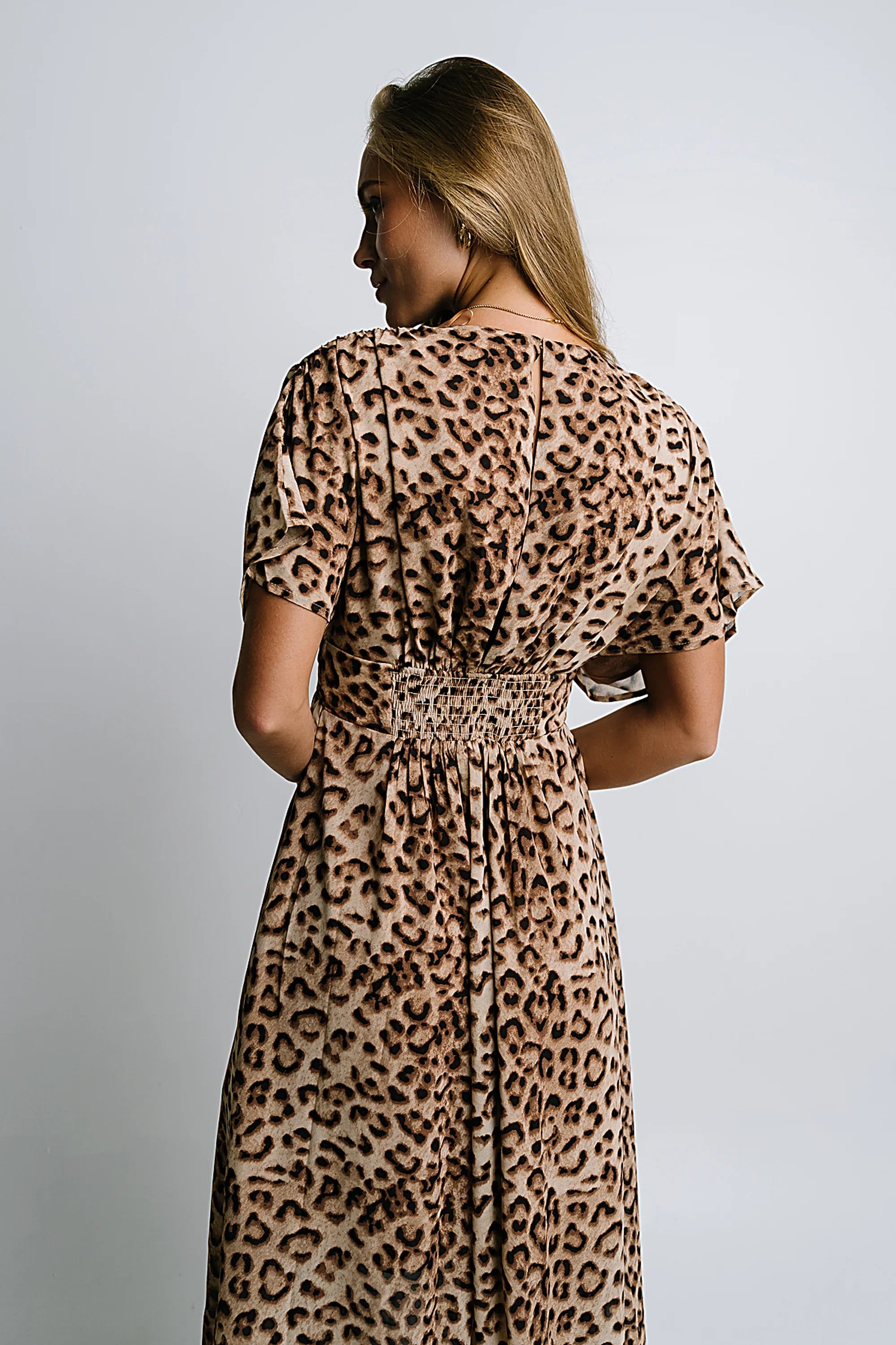 Wrenna Leopard Maxi Dress