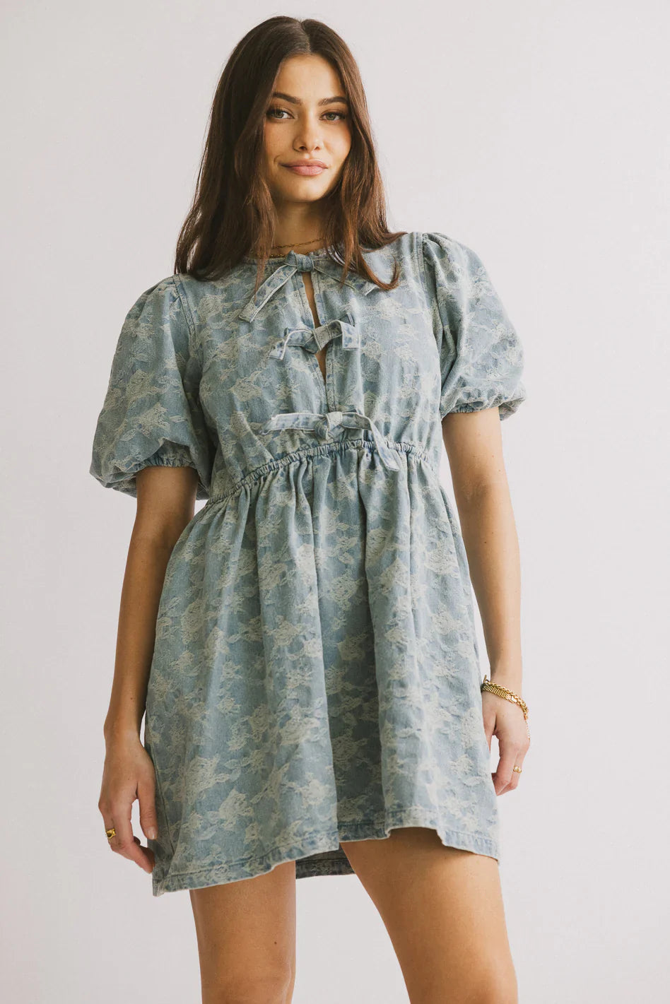 Pony Denim Mini Dress FINAL SALE