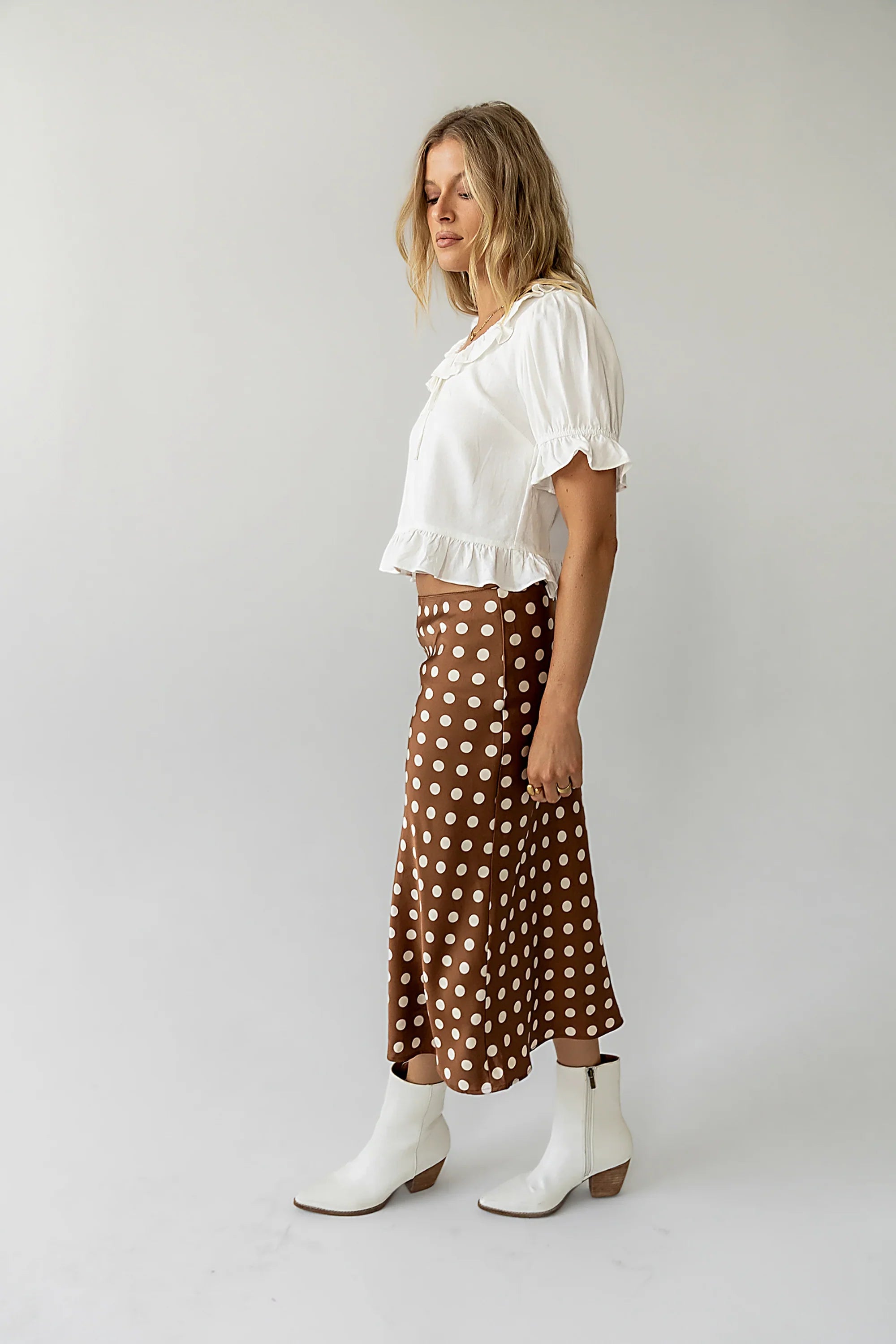 Lottie Blouse in Ivory FINAL SALE