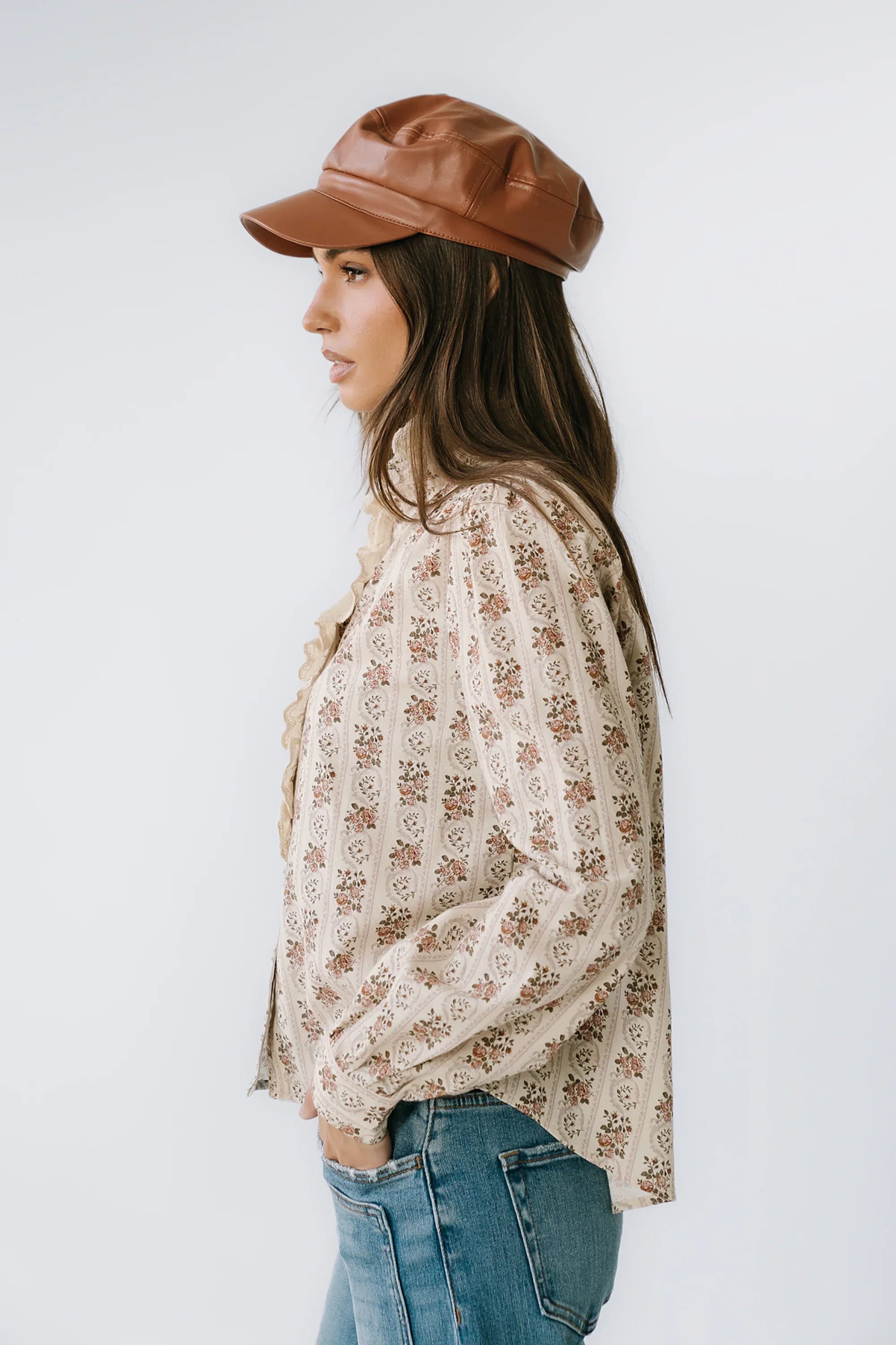 Markel Lace Trim Blouse FINAL SALE