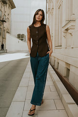 Lena Oversized Denim Pants FINAL SALE