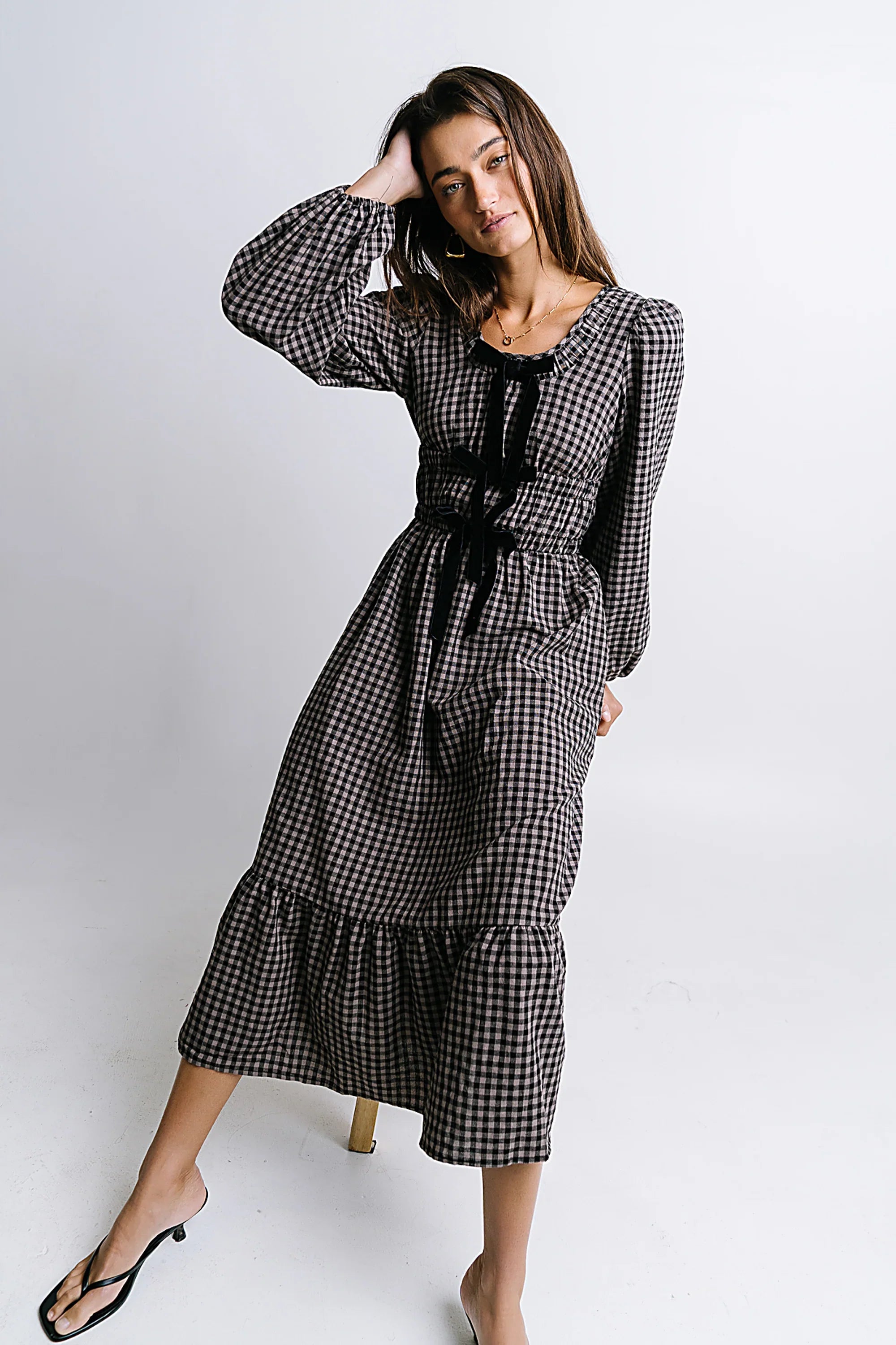 Anista Anne Maxi Dress in Black