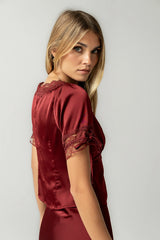 Hatton Lace Trim Blouse FINAL SALE
