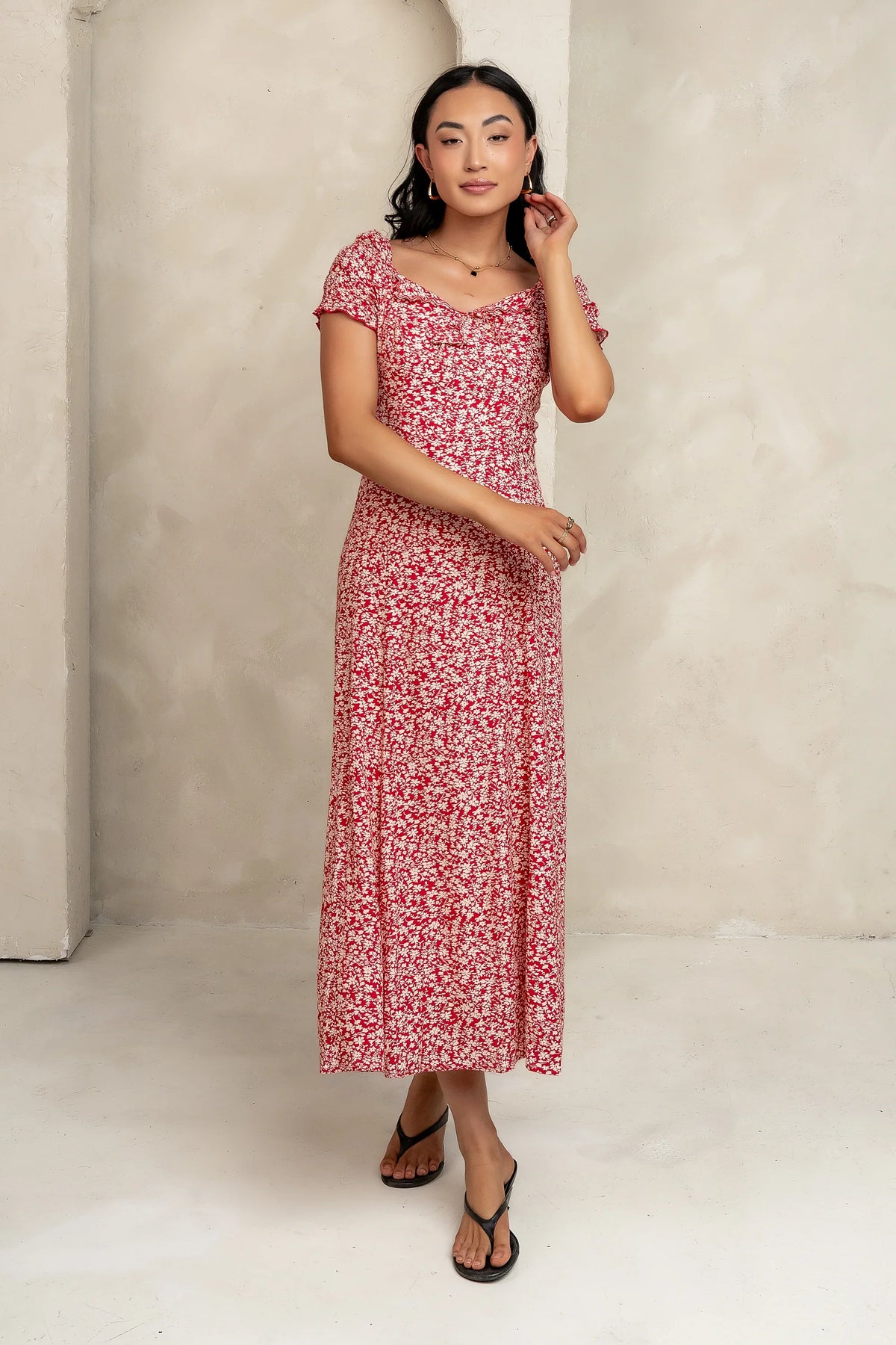 Marlow Maxi Dress in Red FINAL SALE