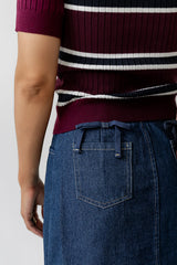 Saylor Denim Mini Skirt