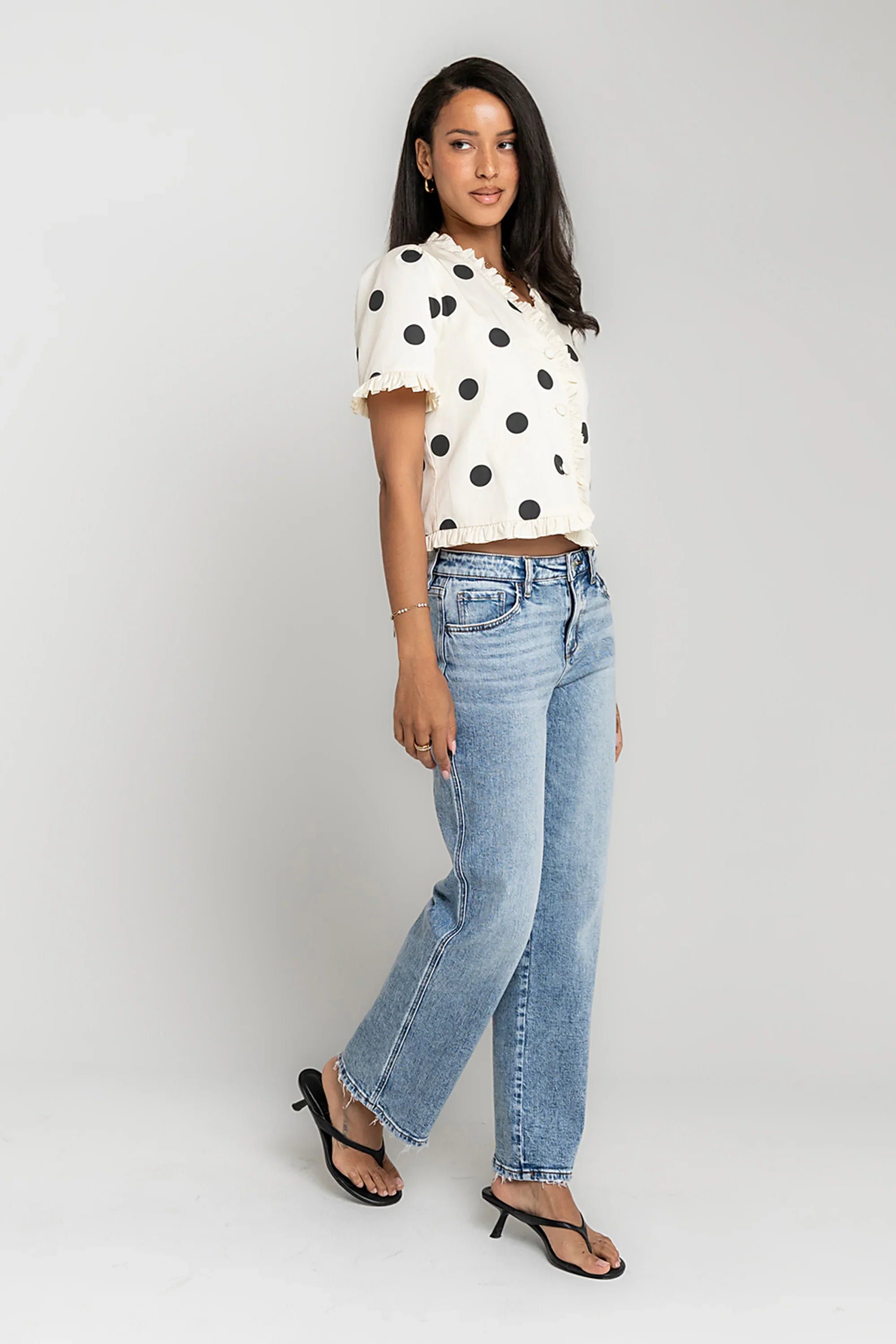 Tyla Polka Dot Blouse