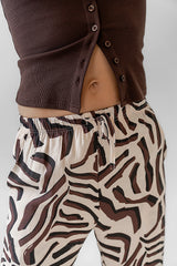 Zion Abstract Wide Leg Pants