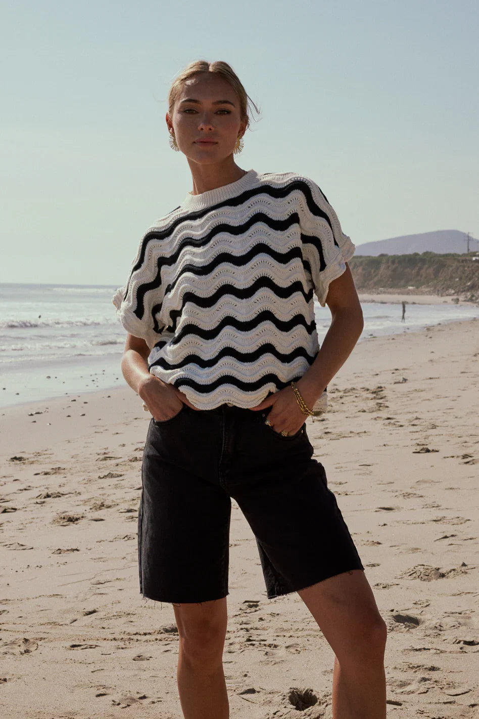 Marlene Wavy Sweater FINAL SALE