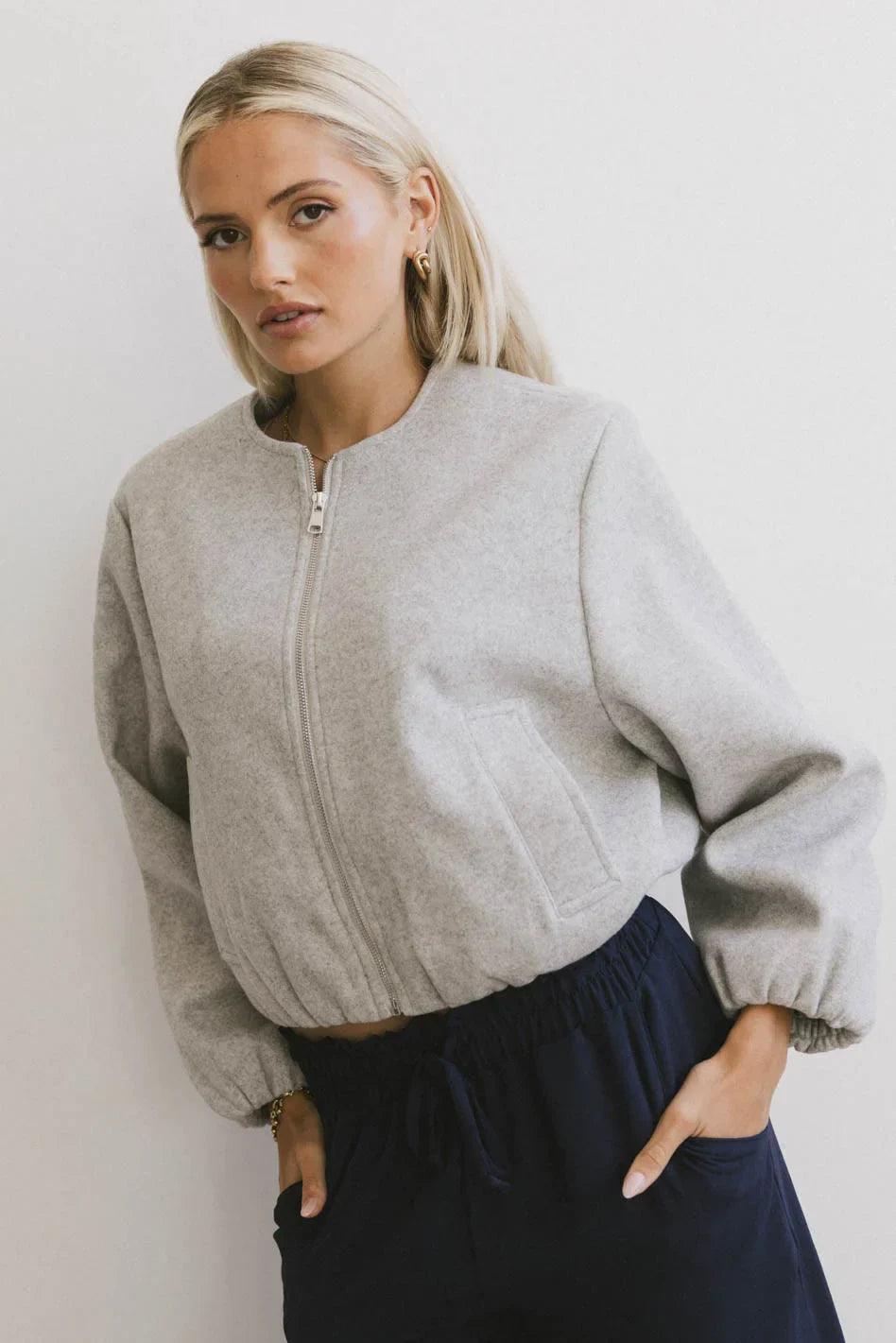 Vesper Brushed Bomber Jacket FINAL SALE