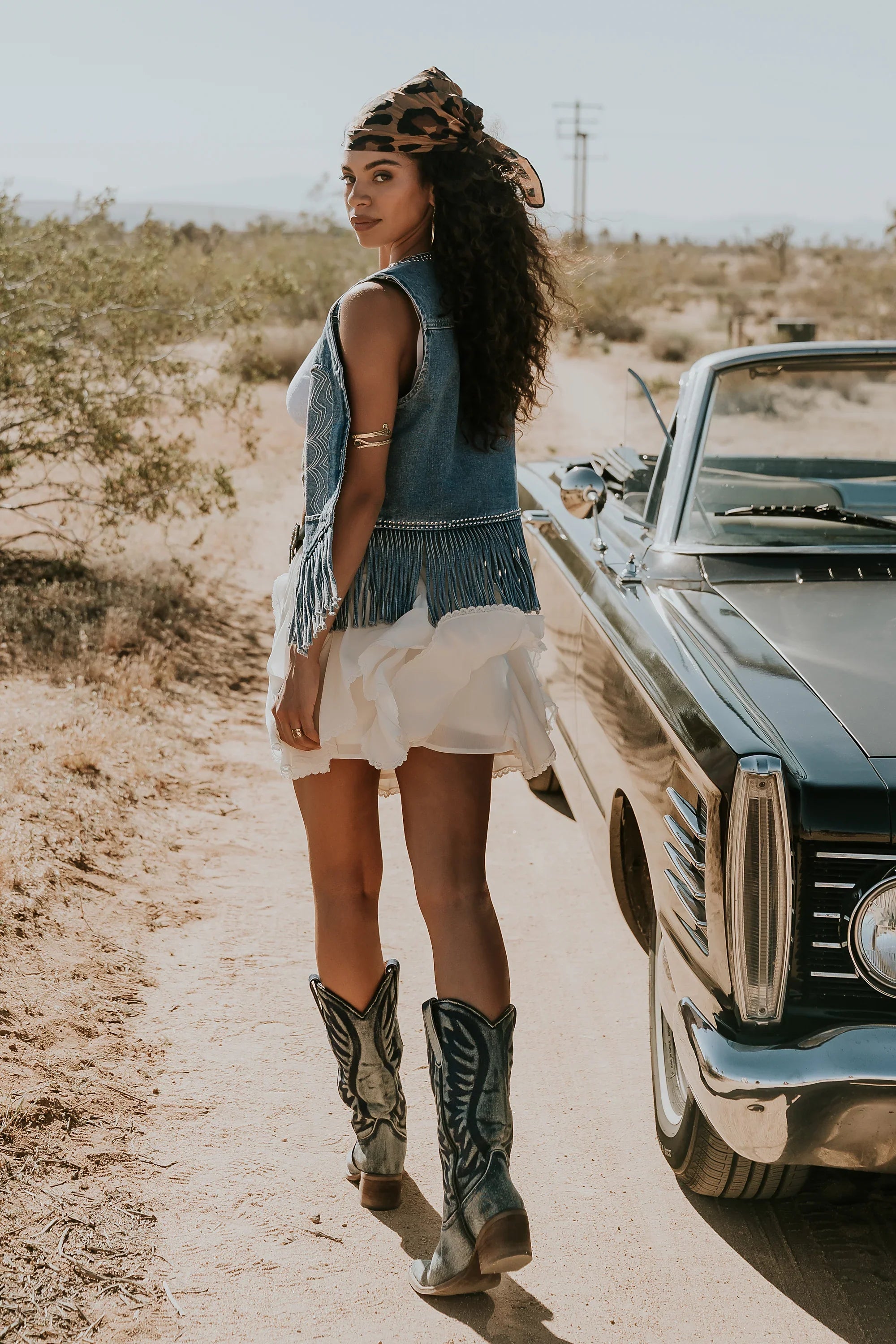 Taysha Denim Vest