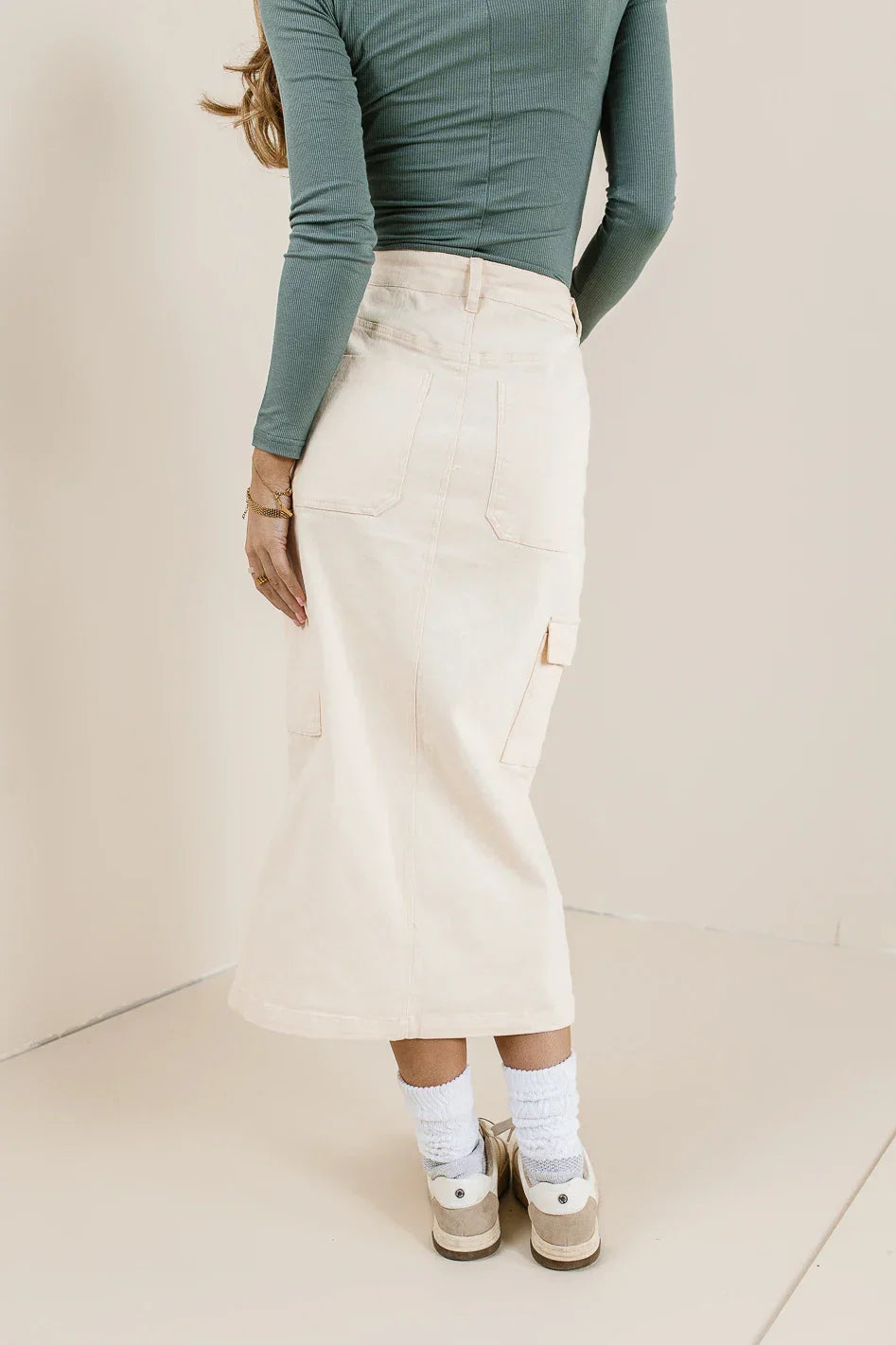 Khloe Cargo Denim Skirt FINAL SALE