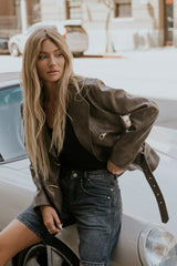 Danika Vegan Leather Jacket