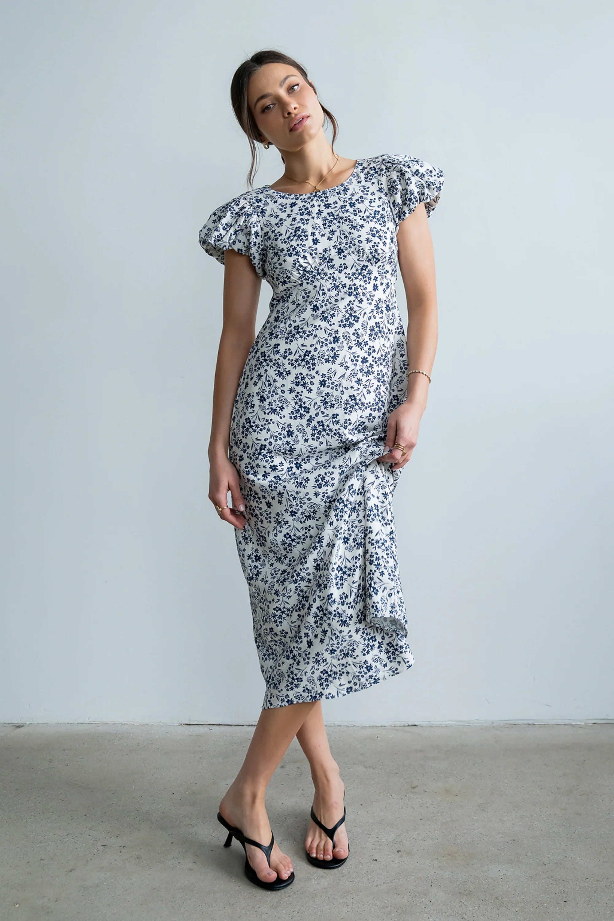 Smith Floral Midi Dress