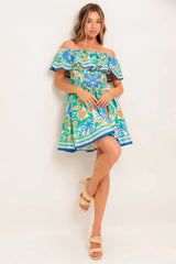 BRIA OFF THE SHOULDER MINI DRESS