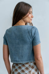 Randy Scalloped Top