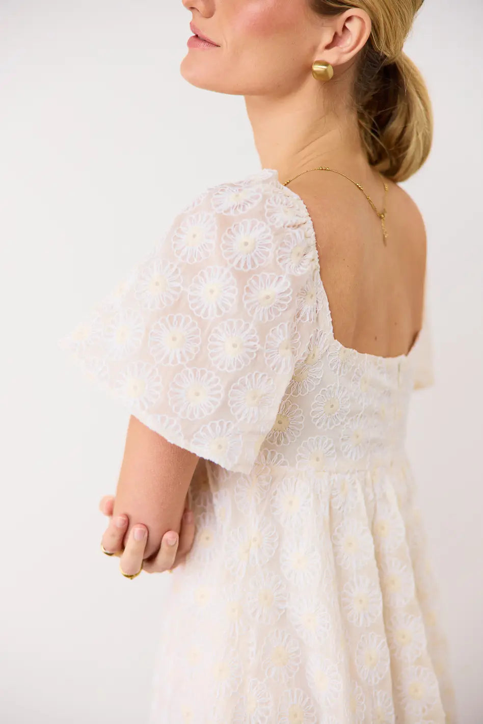 Natalia Floral Embroidered Dress FINAL SALE