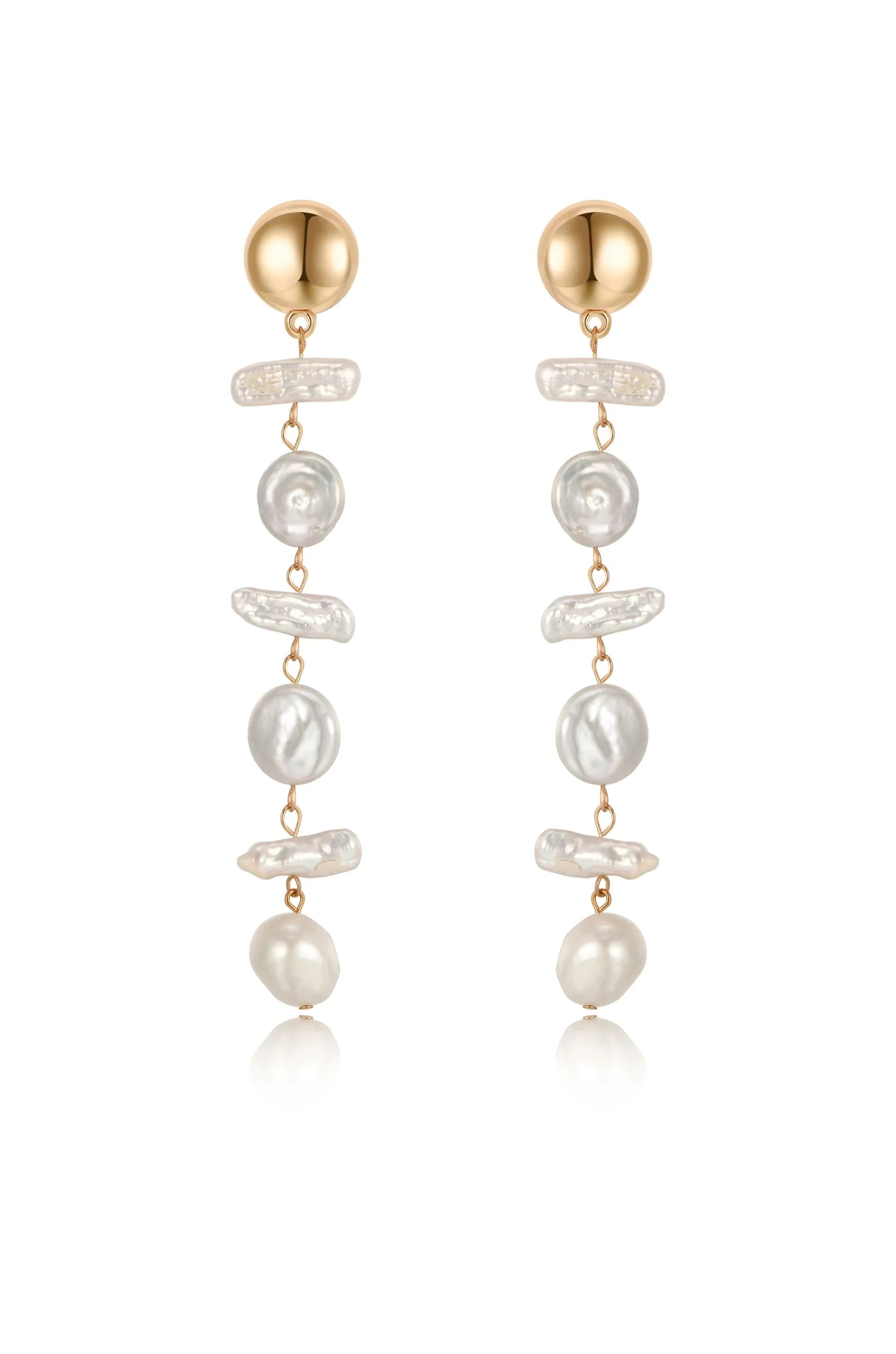 Ocean Secrets Freshwater Pearl Dangle Earrings