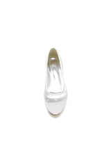 Simple Pointed Toe Mesh Slip on Low Heels