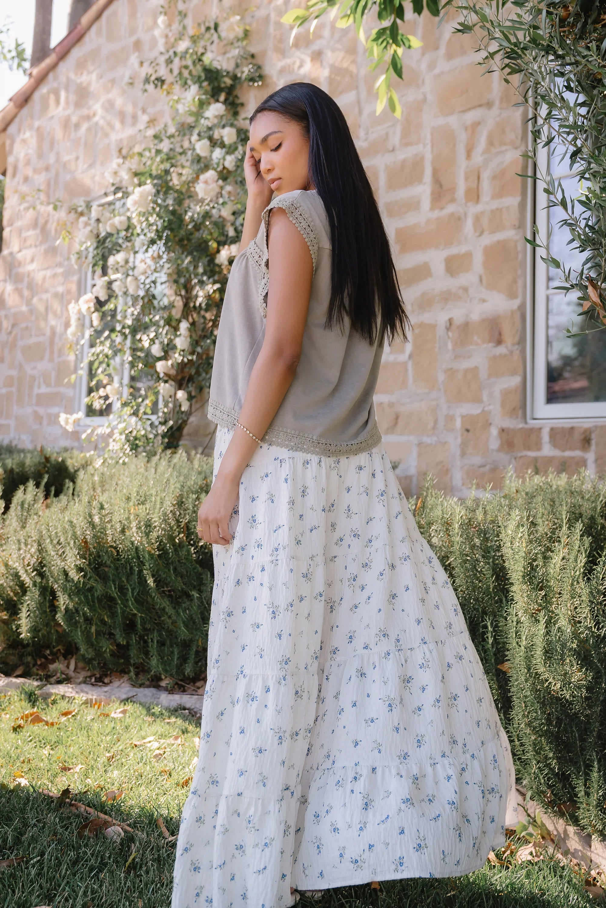 Jordie Floral Maxi Skirt
