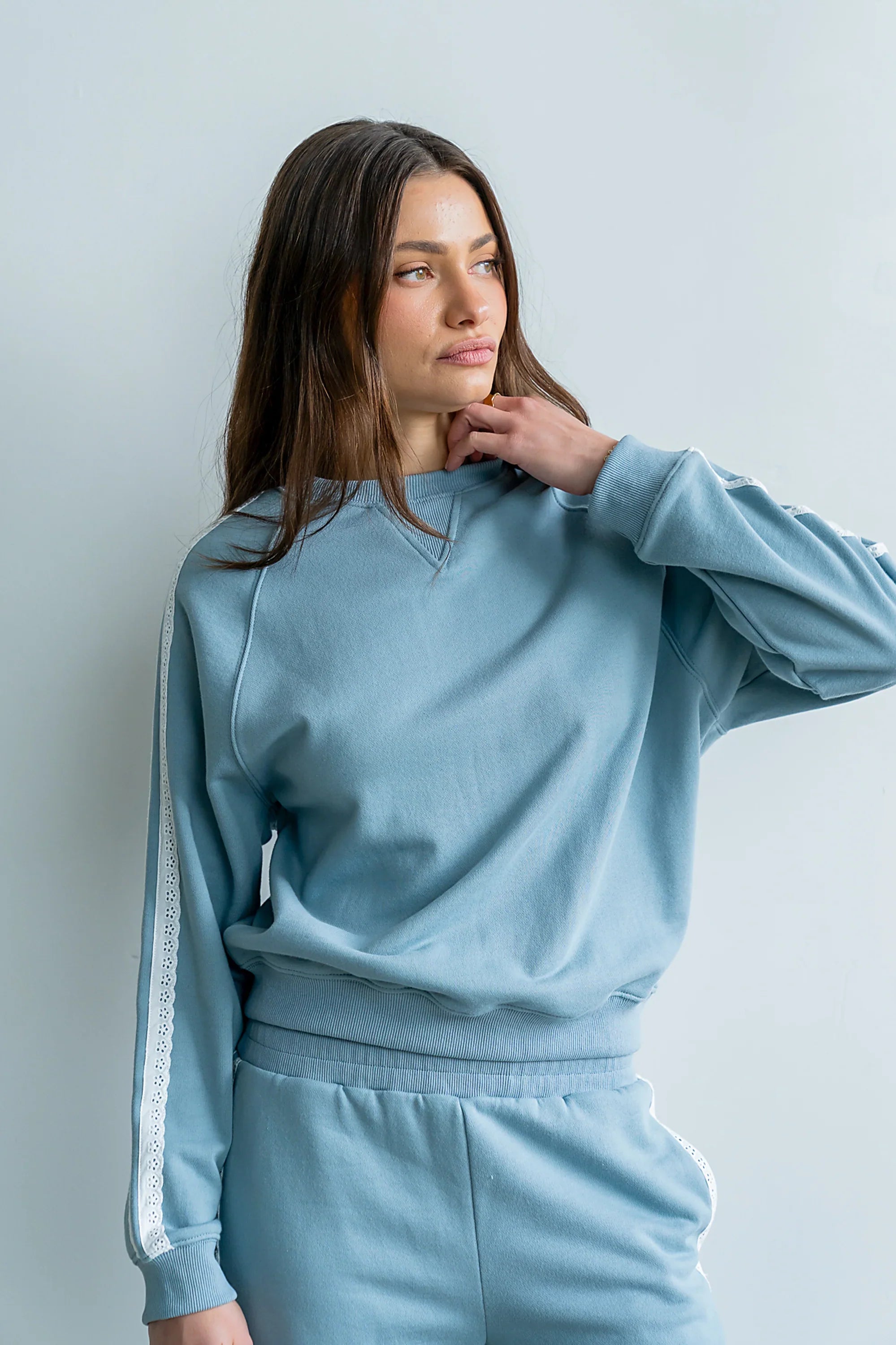 Mickey Sweatshirt in Blue
