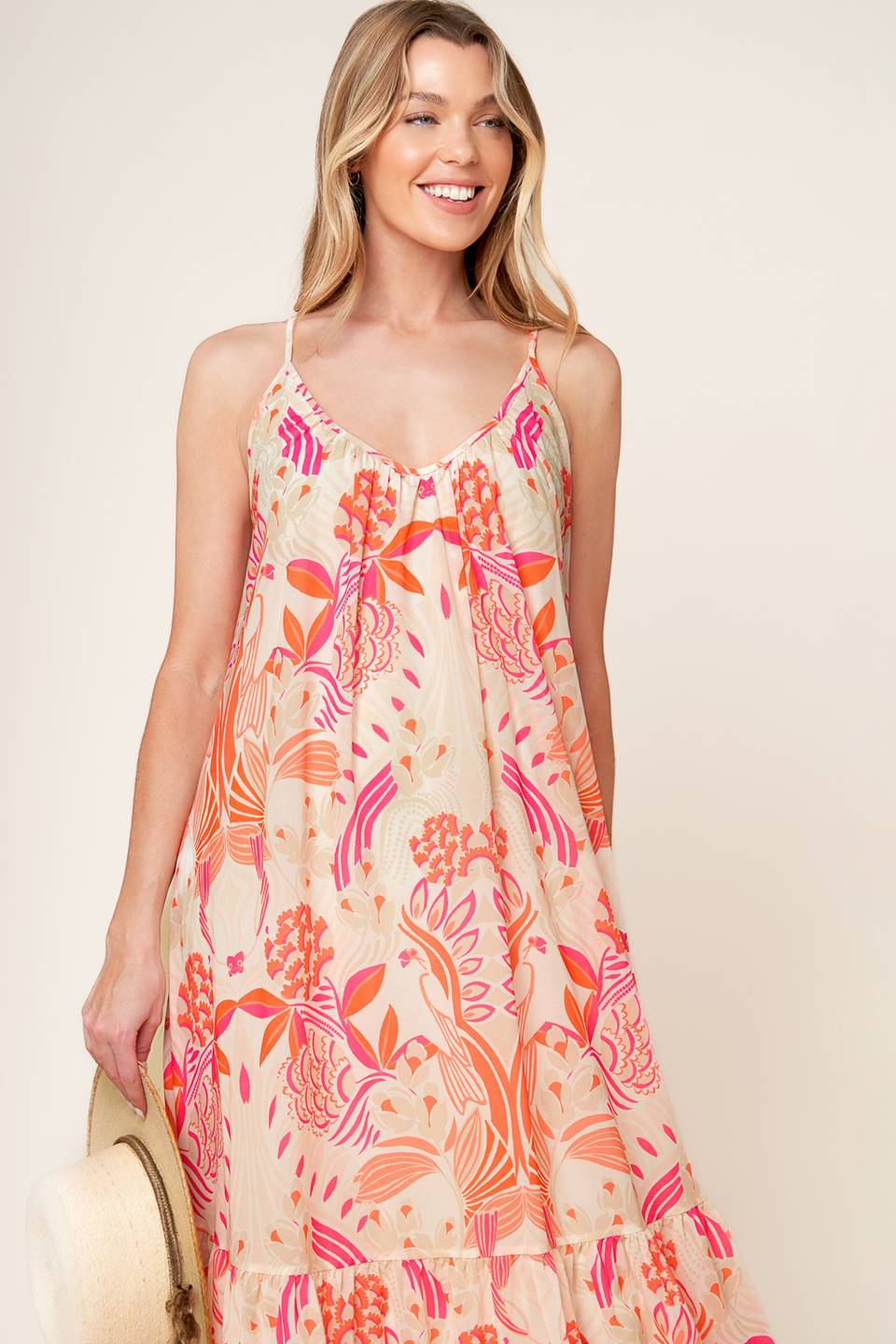 SECRET GARDEN MAXI DRESS PINK FINAL SALE