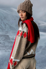 Zayne Abstract Knit Sweater FINAL SALE