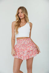 Bahamas High Rise Tiered Ruffle Skort