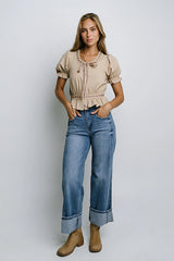 Rowan Ribbon Trim Blouse