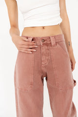 Scottie Barrel Jeans in Mauve FINAL SALE
