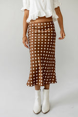 Brooke Polka Dot Midi Skirt FINAL SALE