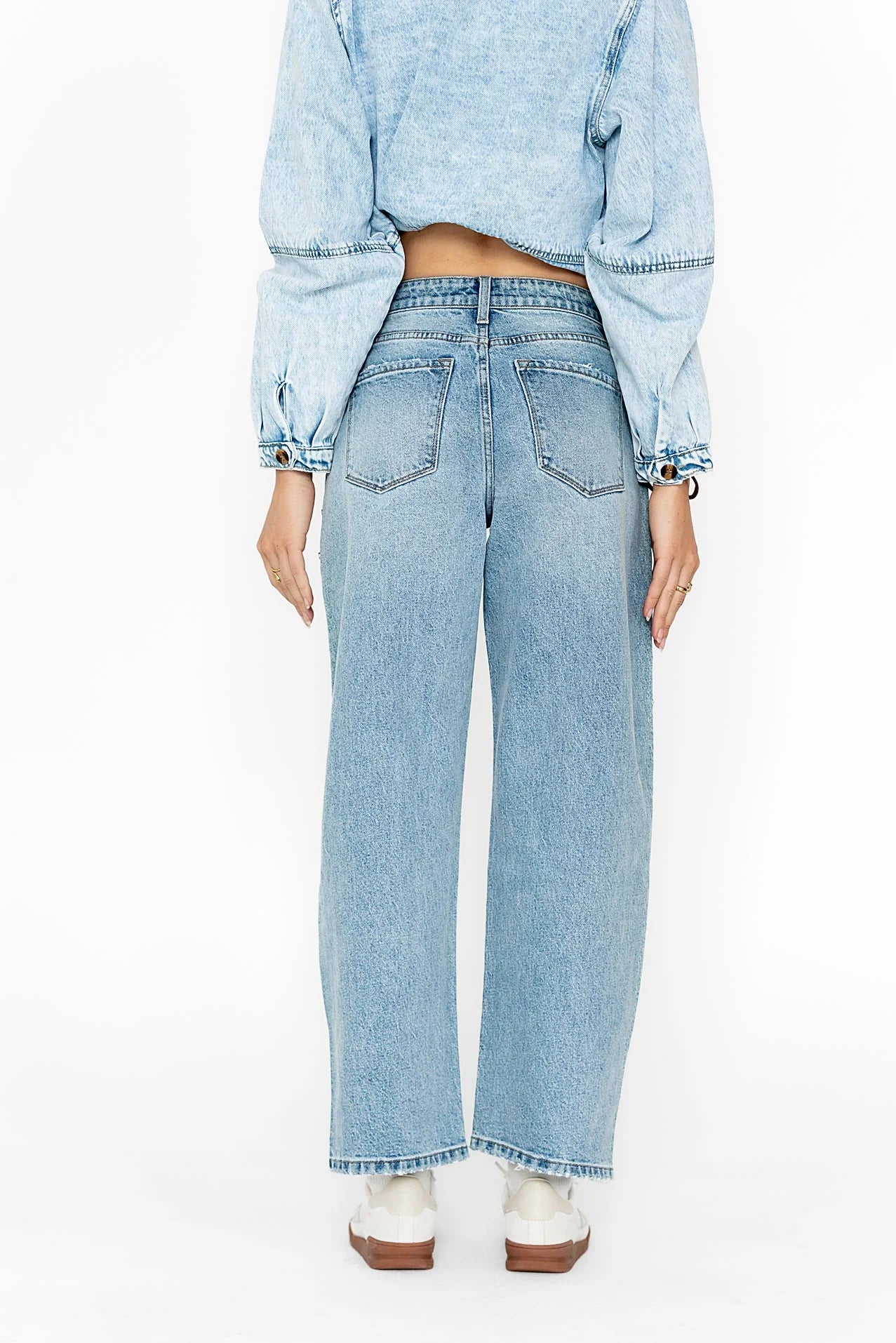 Cleo Studded Wide Leg Jeans FINAL SALE