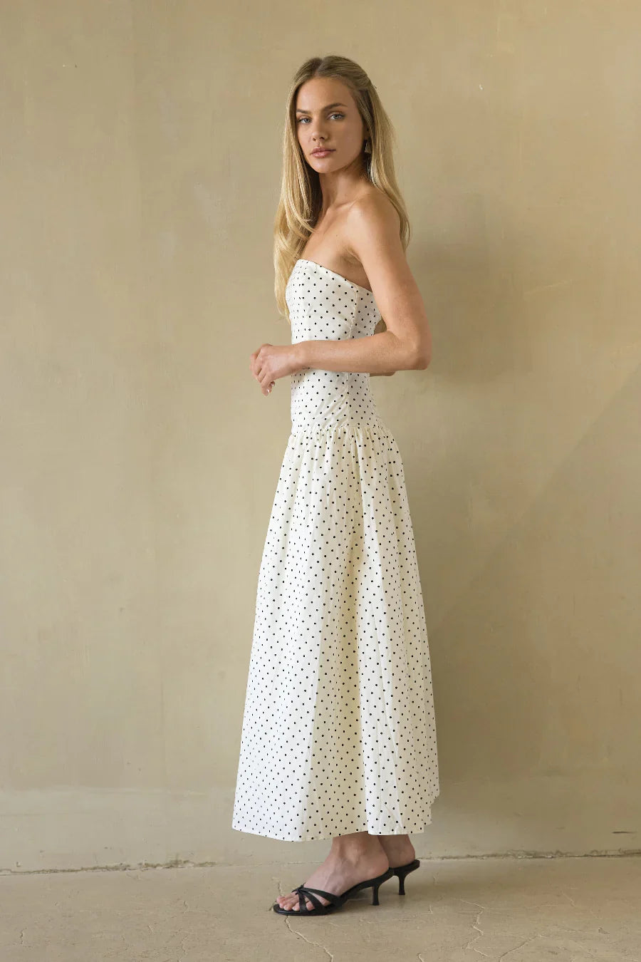 Joey Polka Dot Midi Dress