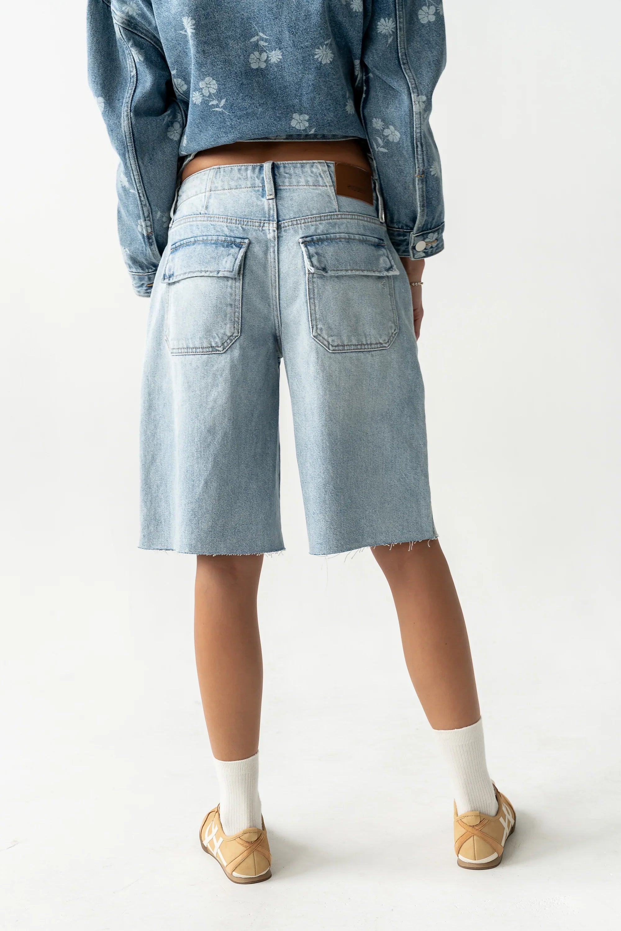 Halle Utility Bermuda Shorts