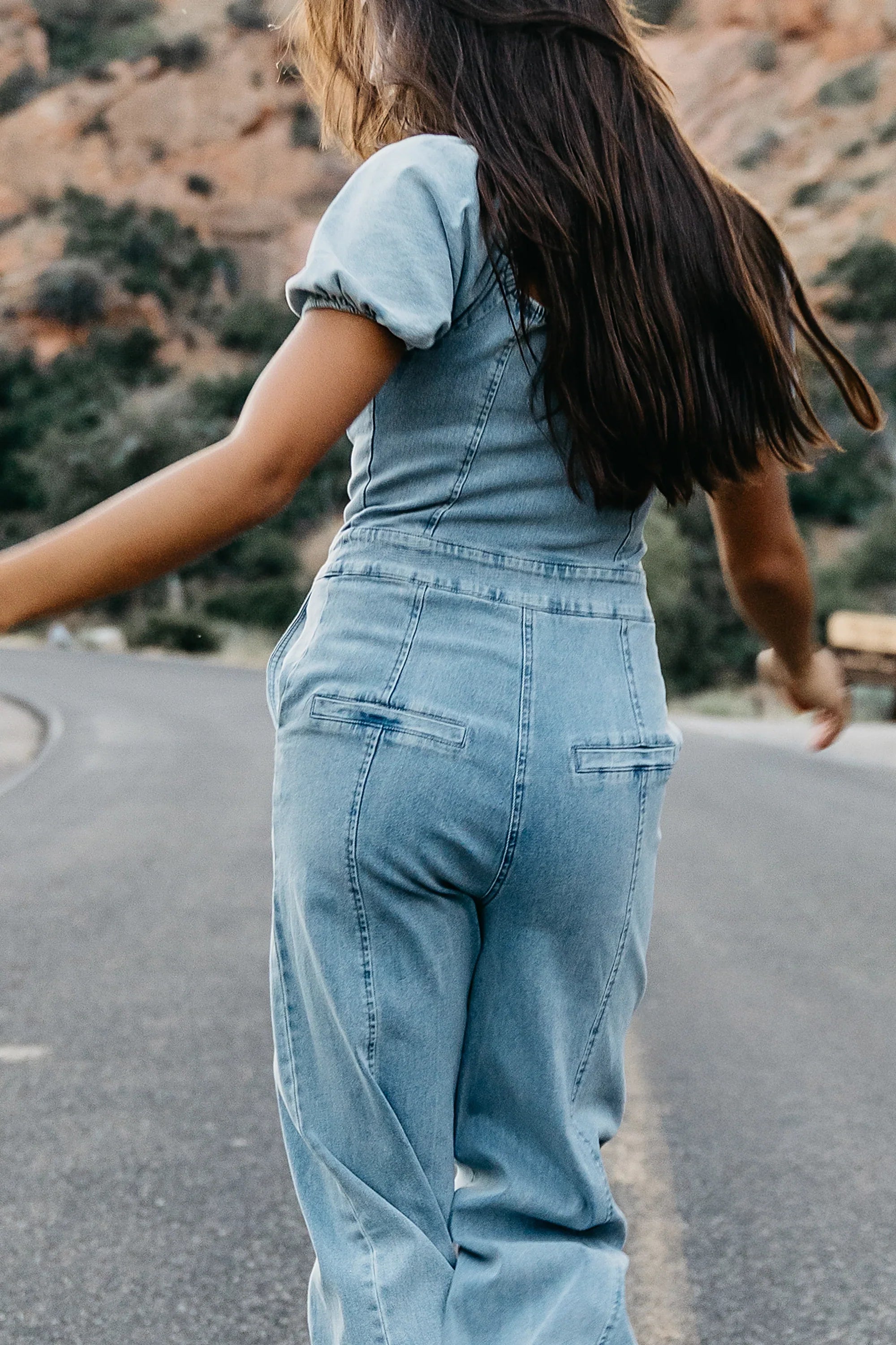 Mazie Denim Jumpsuit