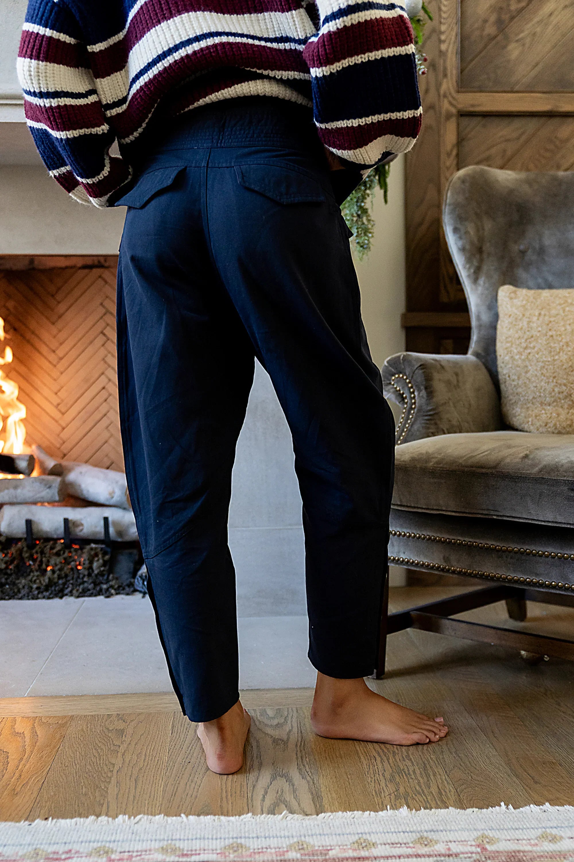 Lennie Cropped Barrel Pants
