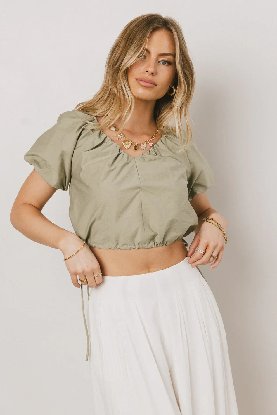 Vance Puff Sleeve Blouse FINAL SALE