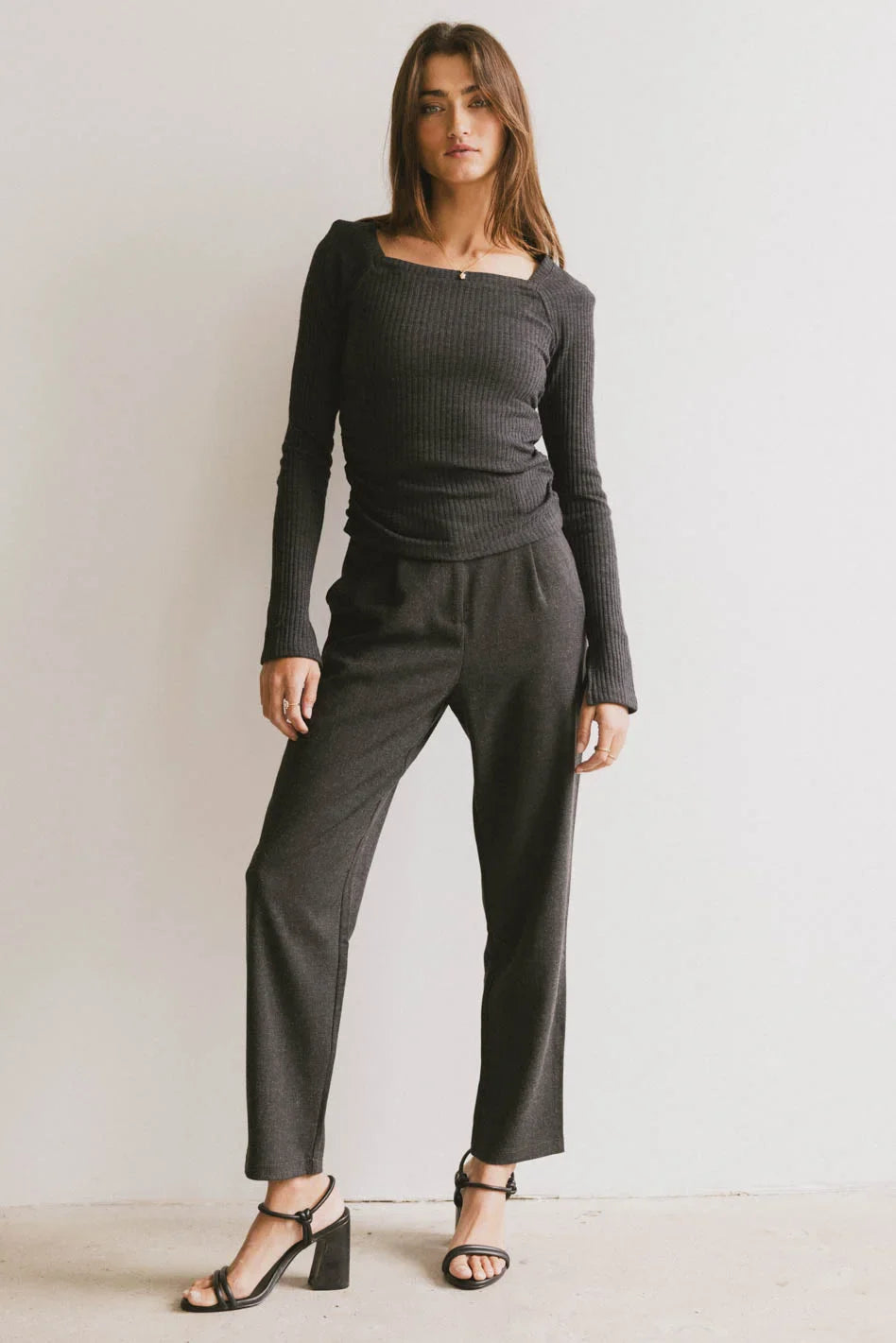 Kamryn Trouser in Charcoal FINAL SALE