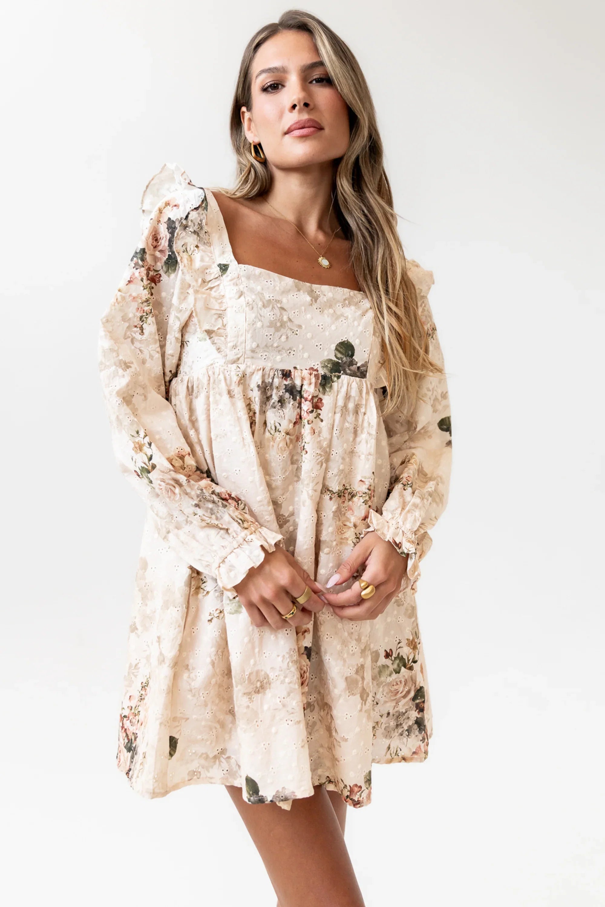 Kathy Floral Mini Dress FINAL SALE