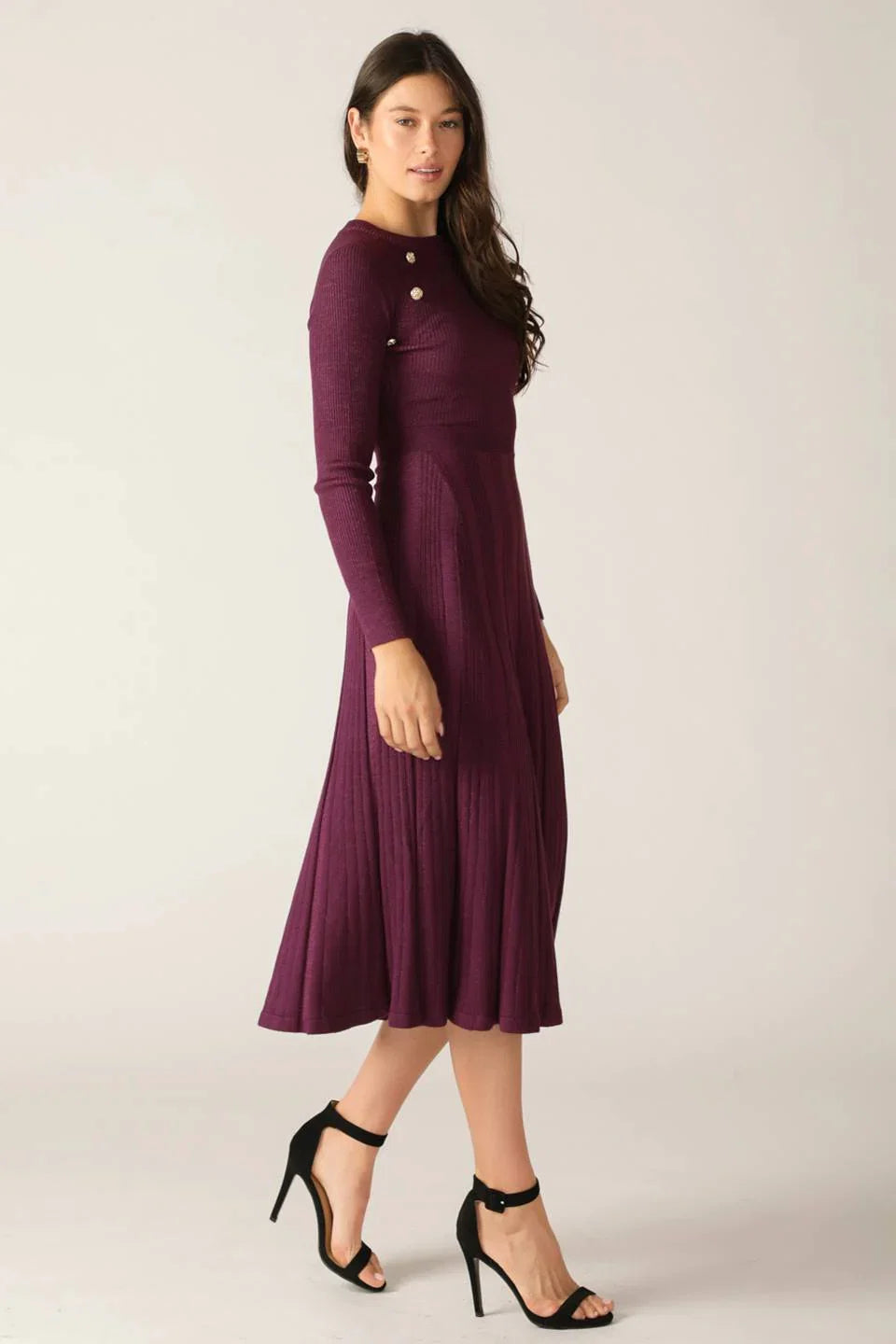HIGH STANDARDS SWEATER MIDI DRESS FINAL SALE