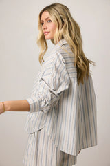 Tommy Striped Button Up FINAL SALE