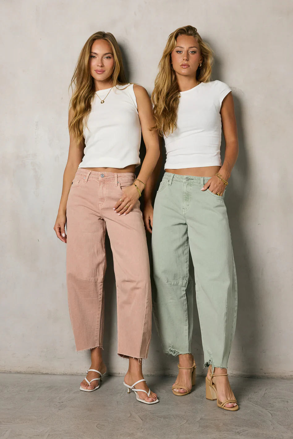Capri Barrel Jeans