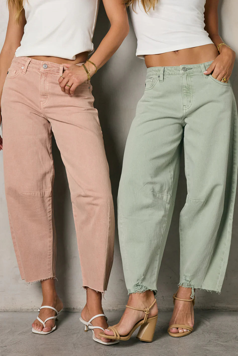Capri Barrel Jeans