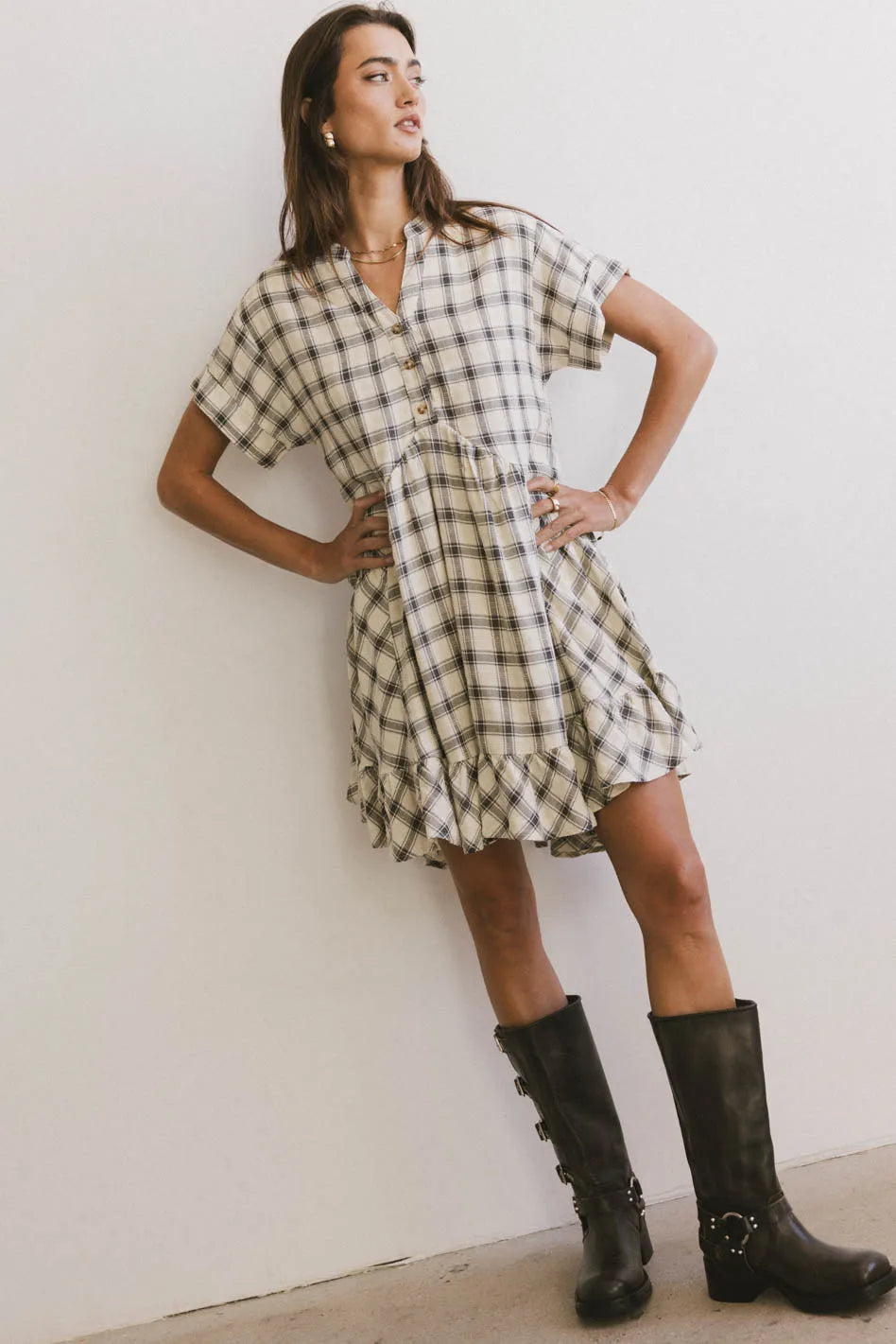 Loli Plaid Mini Dress FINAL SALE