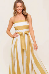 DESERT SANDS TAUPE MIDI DRESS