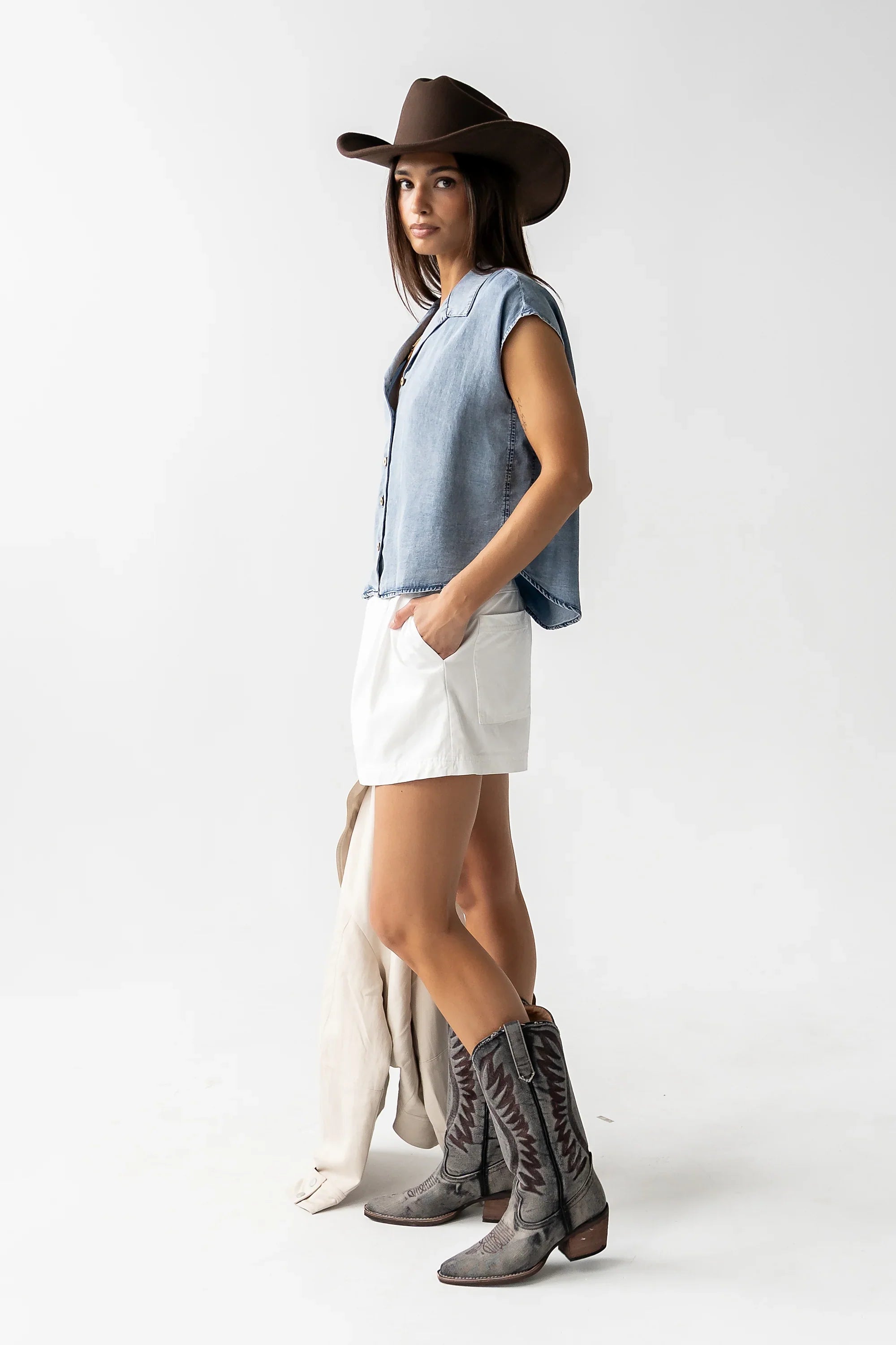 Selena Pleated Shorts