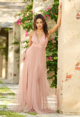 Sydney Maxi Dress Blush Tulle Dress
