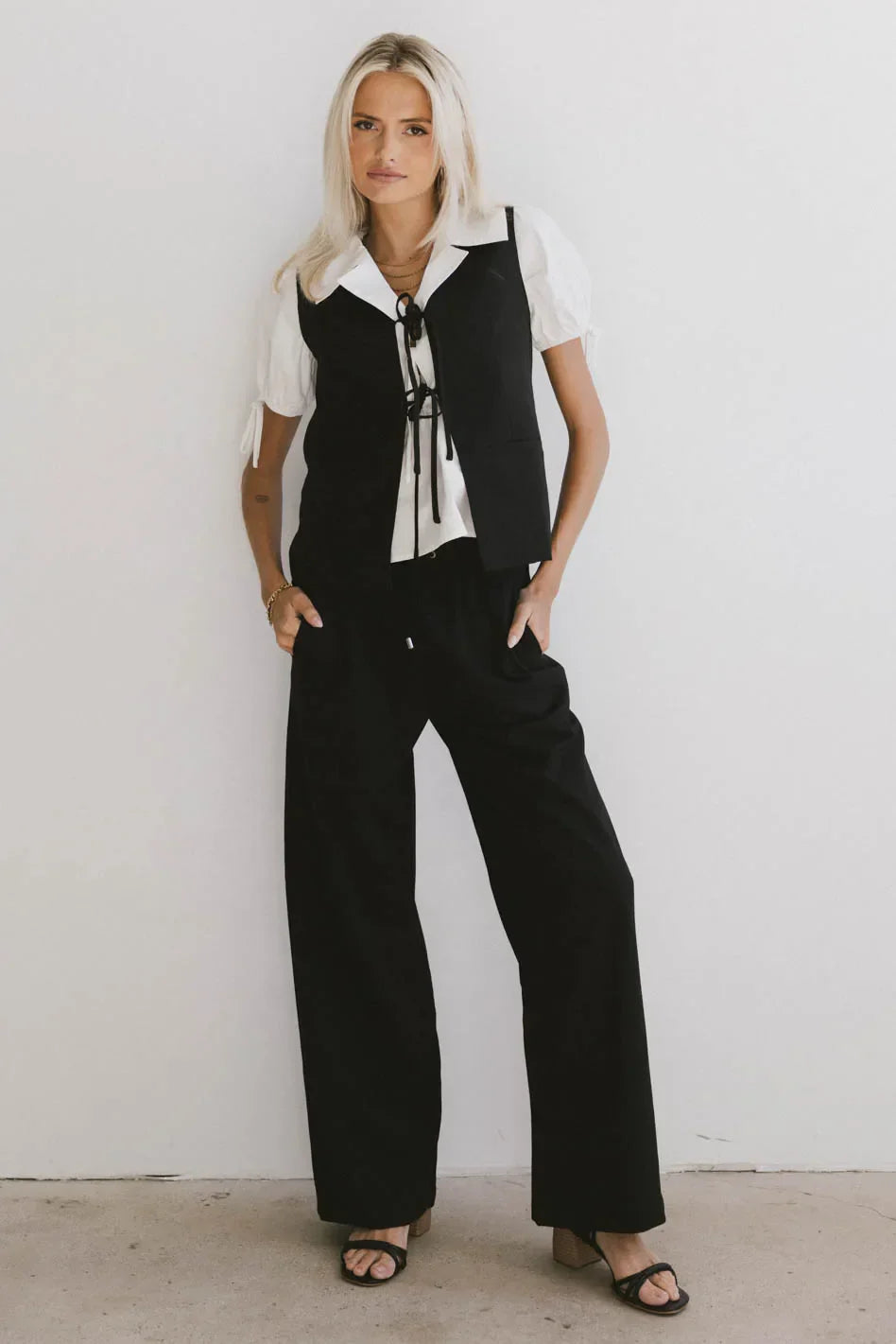 Eslyn Oversized Vest in Black FINAL SALE