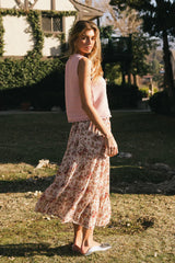 Brianni Floral Midi Skirt FINAL SALE